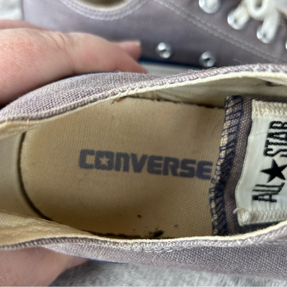 Converse All Star Low Top Sneakers Mens 6 Womens 8 Faded Navy Blue Chuck Taylors - Picture 9 of 13